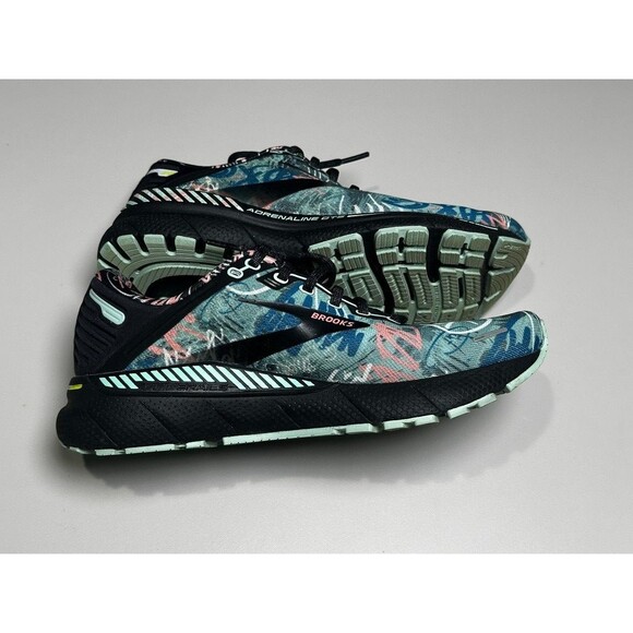 Brooks Adrenaline GTS 22 Women’s 9 B Graffiti Print Running Shoes Limited Ed - Picture 2 of 13